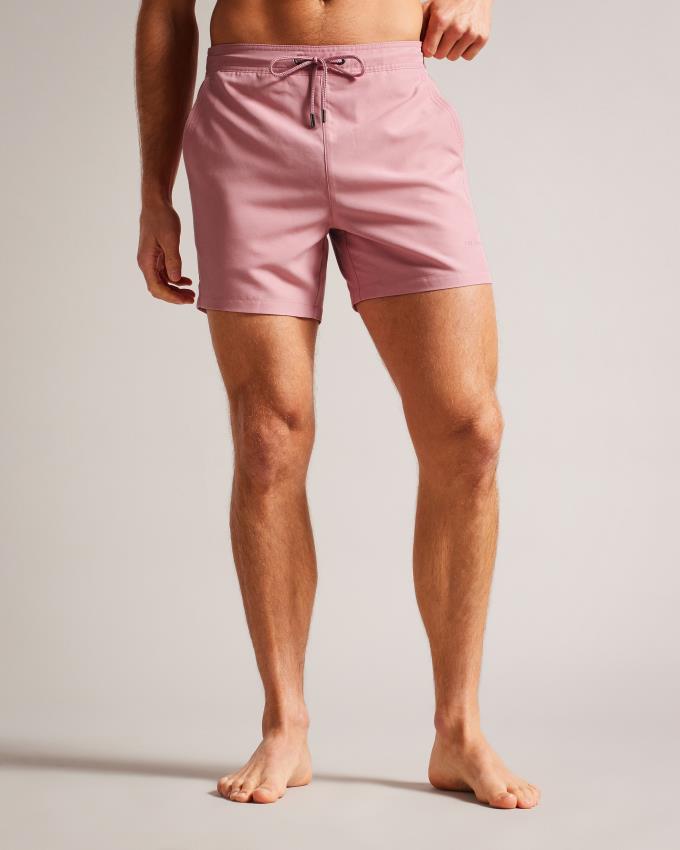 Short Ted Baker Plain Swim Rose Homme | AKE-30581209